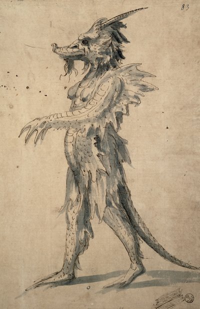 Progetto per un drago da Giuseppe Arcimboldo